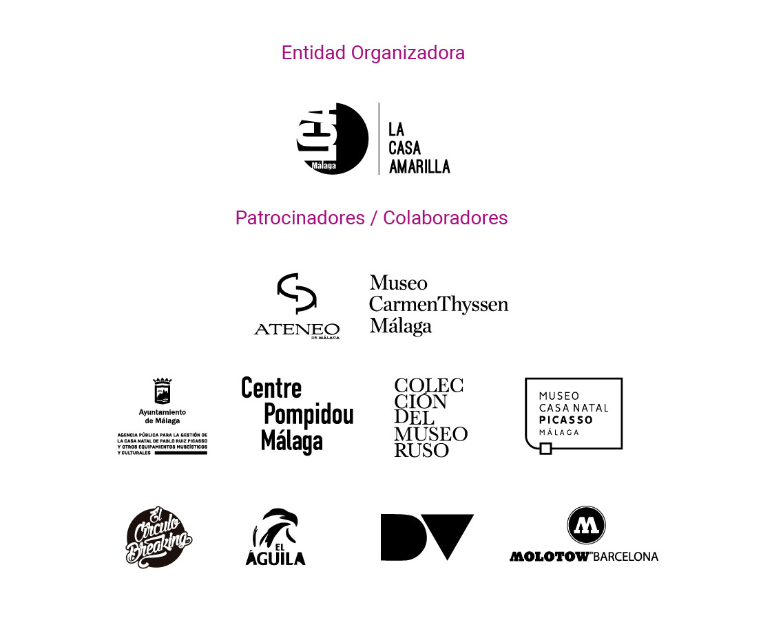 Logos de organizadores, patrocinadores y colaboradores